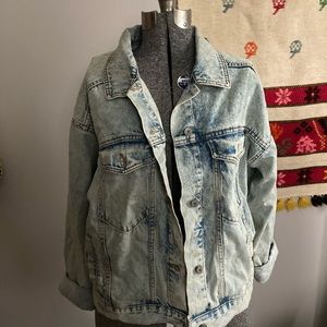 Urban Outfitters destress denim jacket